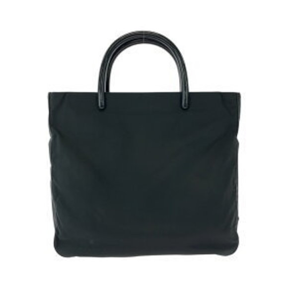 Prada black handbag bag tote triangular Tessuto nylon - Picture 1 of 9
